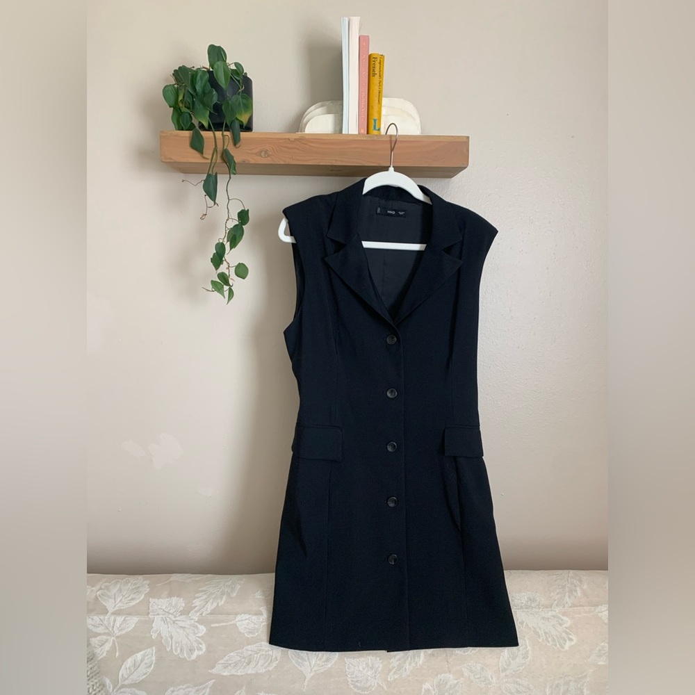 MANGO Black Blazer Dress - Brand New